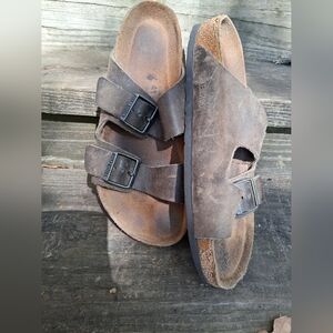 Birkenstock Women's Tan Double-Strap Sandals
